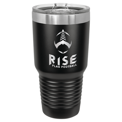 30 oz. Black Insulated Ringneck Tumbler Personalized