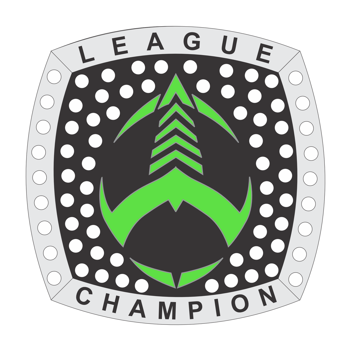 RING2 League Champion Ring - Black Jewels