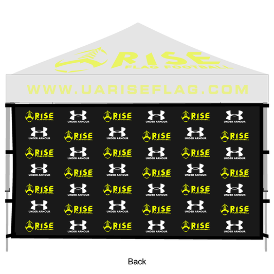 Canopy Backwall Double-Sided w/ Black Trim (Graphics Only)