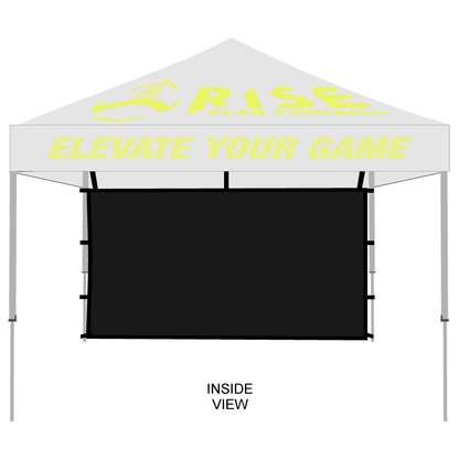 Canopy Backwall Double-Sided w/ Black Trim (Graphics Only)